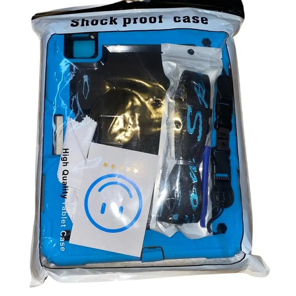 iPad Pro 11 Shockproof Case w Strap Kickstand Shoulder Handle NWT