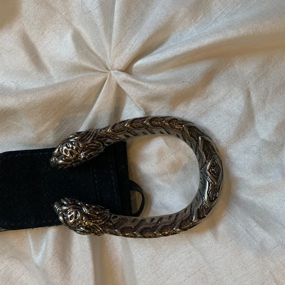 Gucci black suede