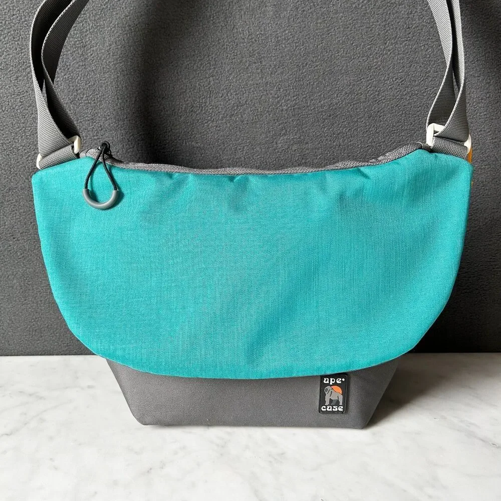 Camera Tablet Shoulder Bag Teal/Grey Ape Case Easy One-Handed Access AC580