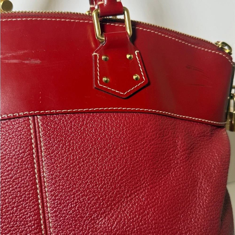 Louis Vuitton Suhali Lockit Handbag Leather MM