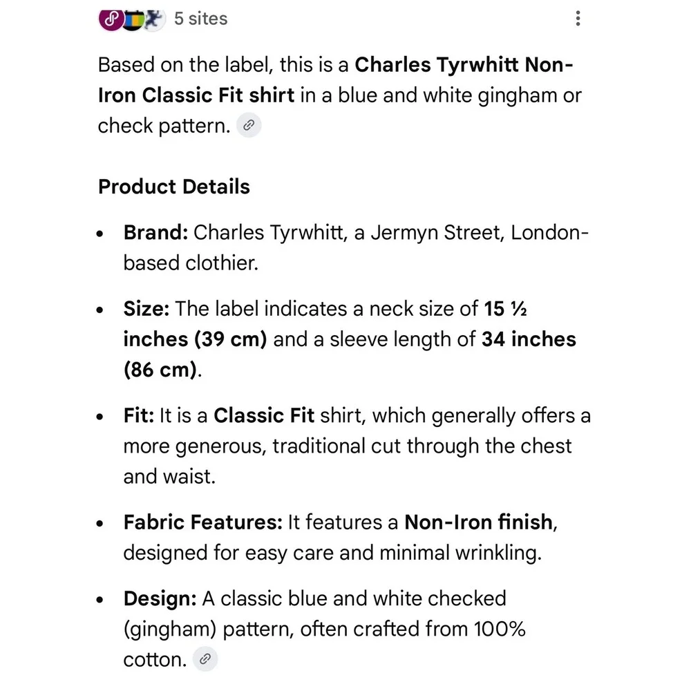 Charles Tyrwhitt classic fit