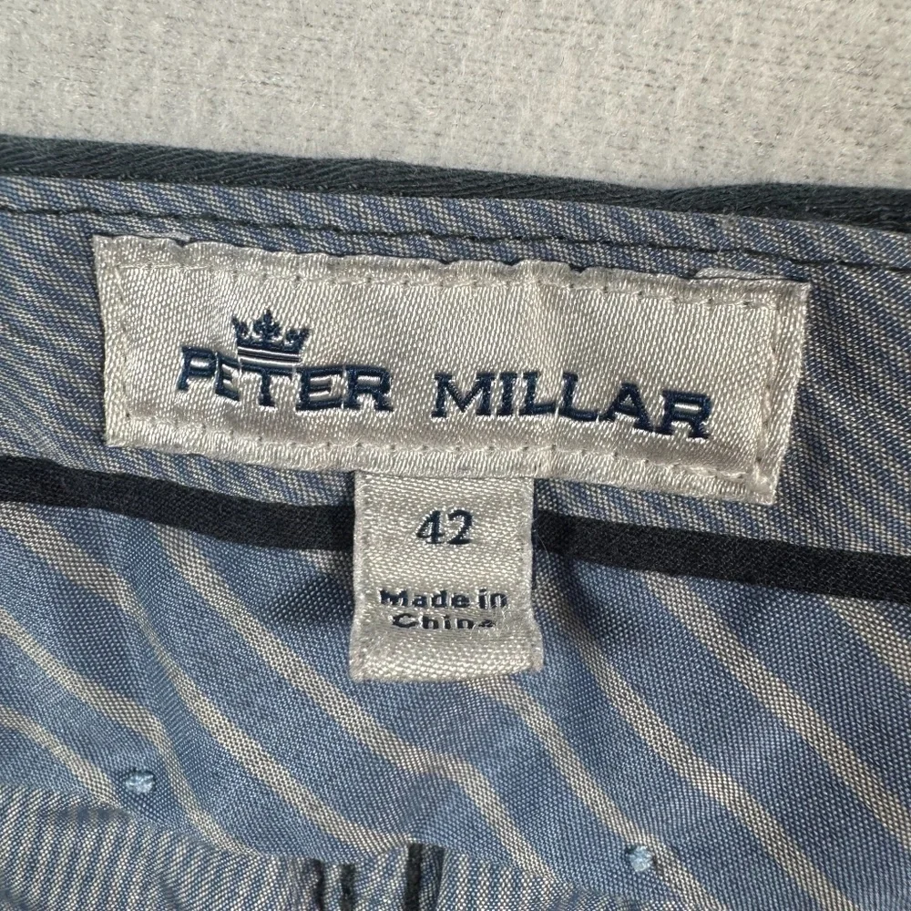 Peter Millar Pants Mens 42 Gray Straight Chino