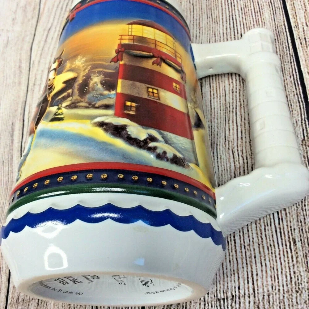 Budweiser holiday stein