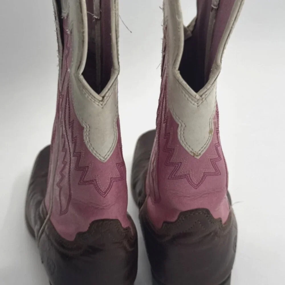Ariat pink brown