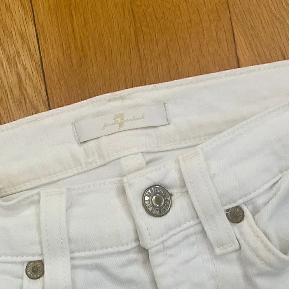 7 for all mankind Gwenevere Eyelet Trim Ankle Jeans - 23