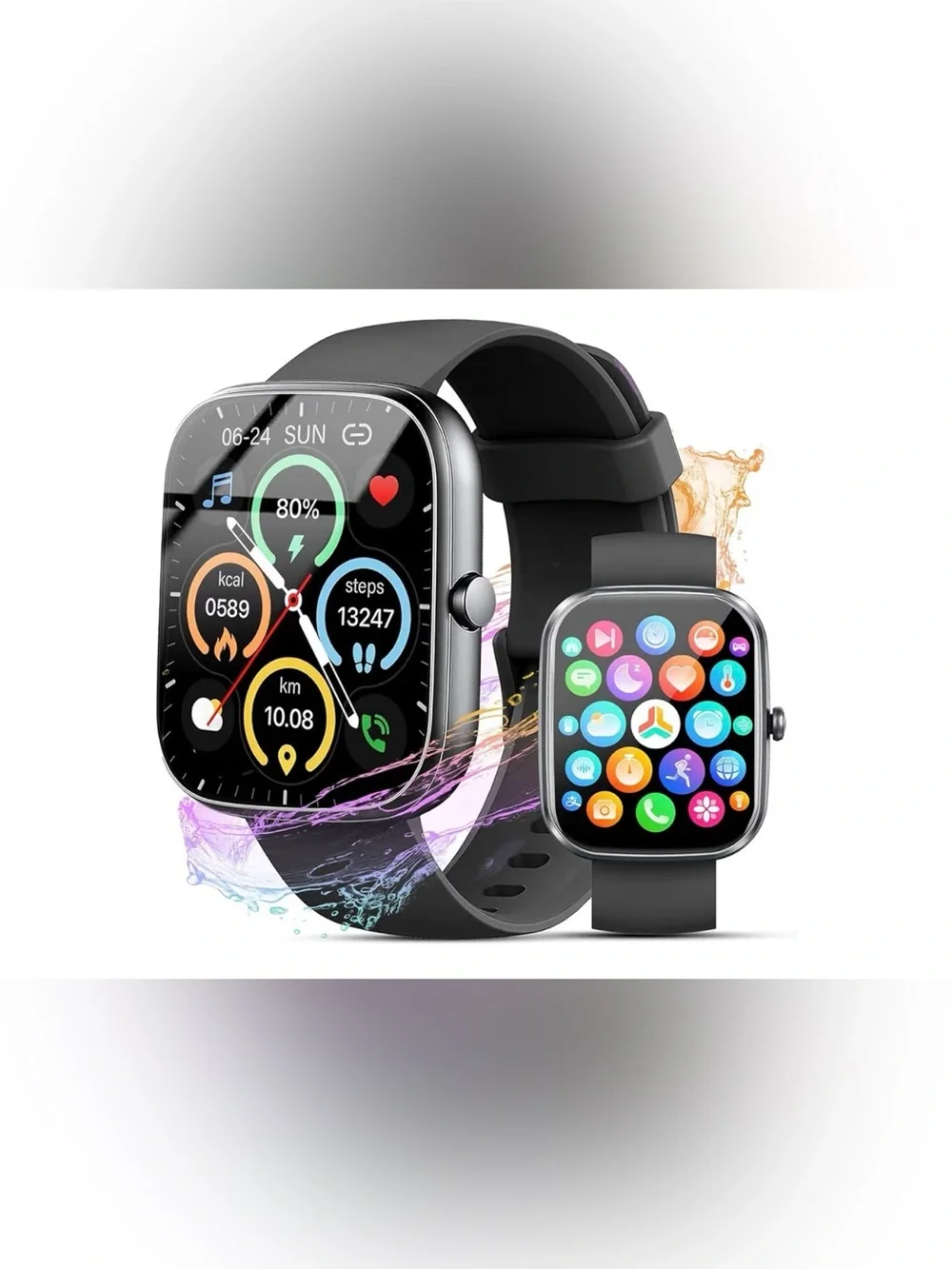 Smart Fitness Watch - Black