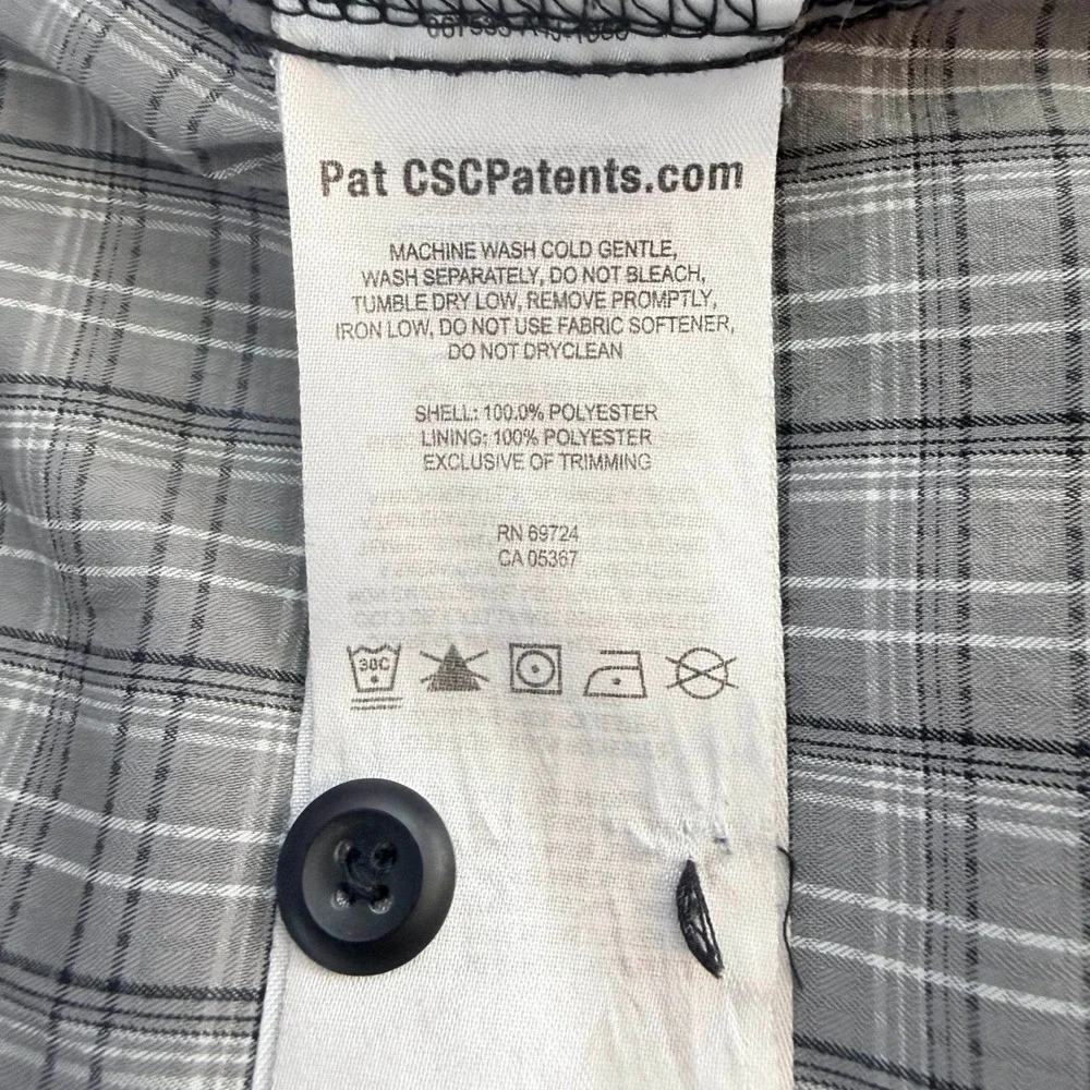 Columbia Omni-Wick Plaid Long‎ Sleeve Hiking Shirt Mens XXL Button Down
