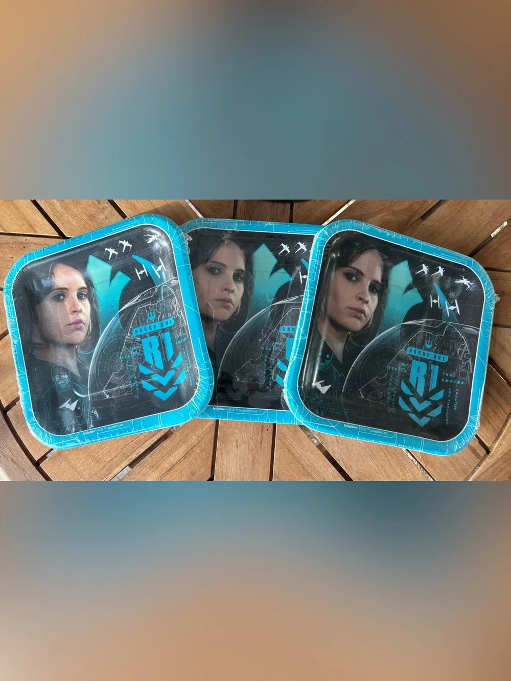 NWT 3 Packs Rogue One Star Wars Birthday Party Plates LOT