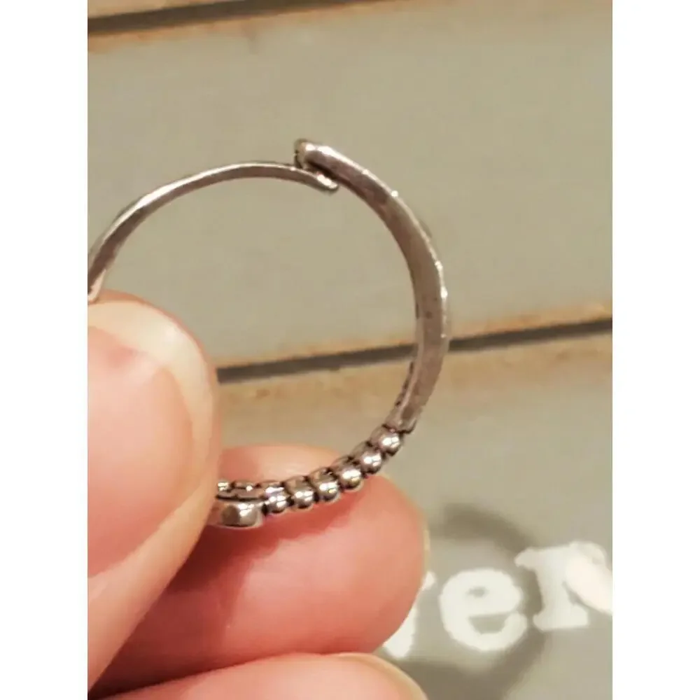 N/A silver stamped