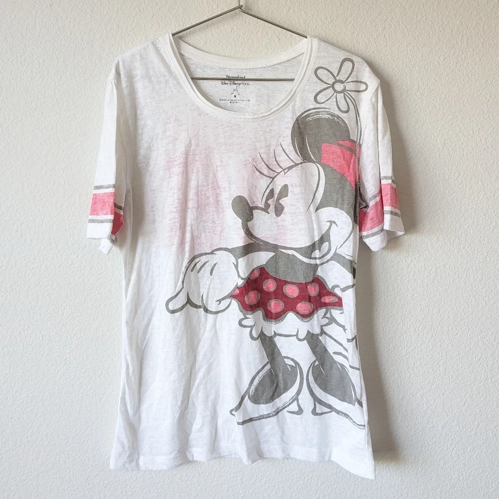 Disneyland Resort Disney World Minnie Mouse Short Sleeve Tee Shirt Resortwear