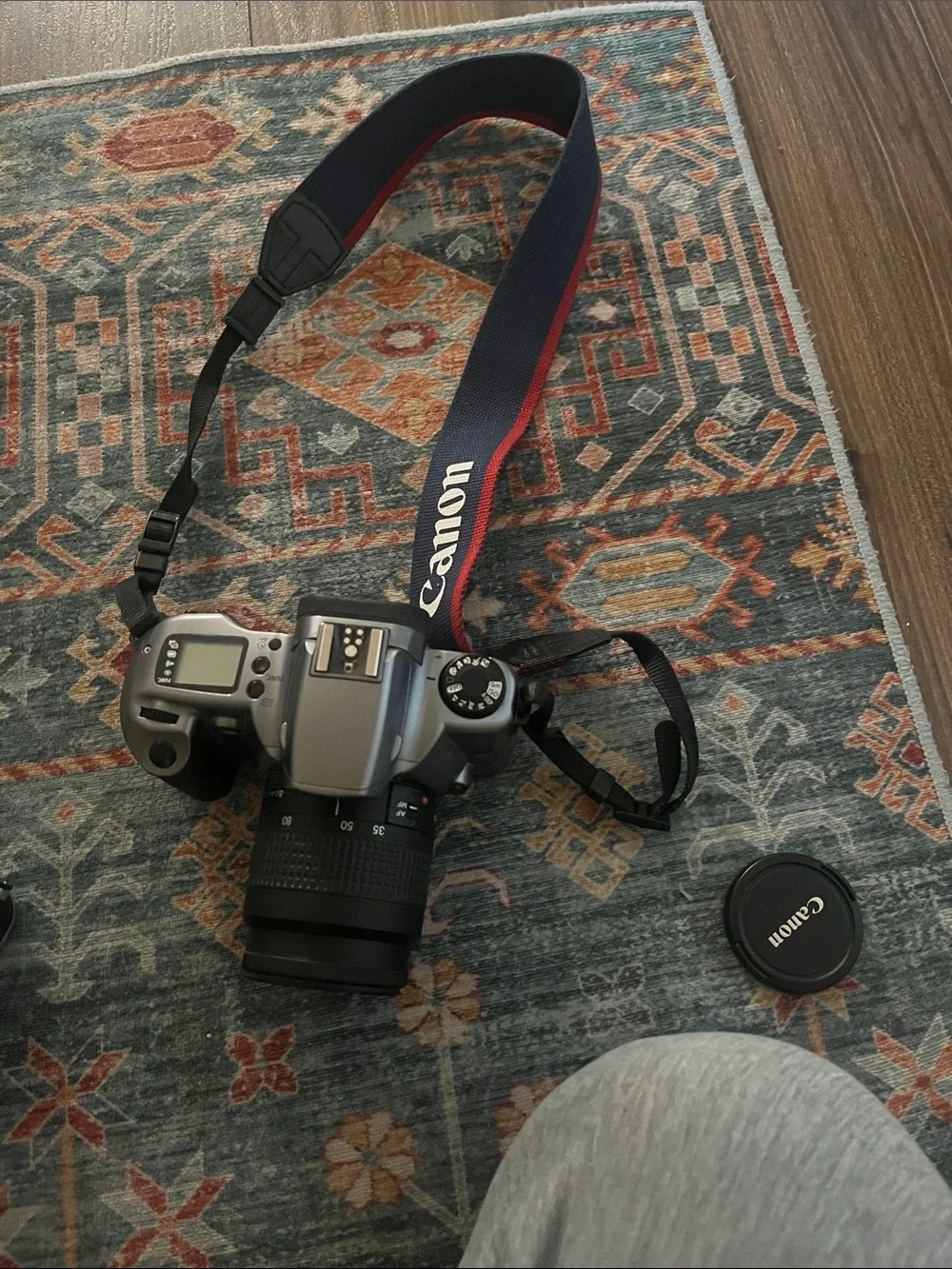 Canon red mounted it