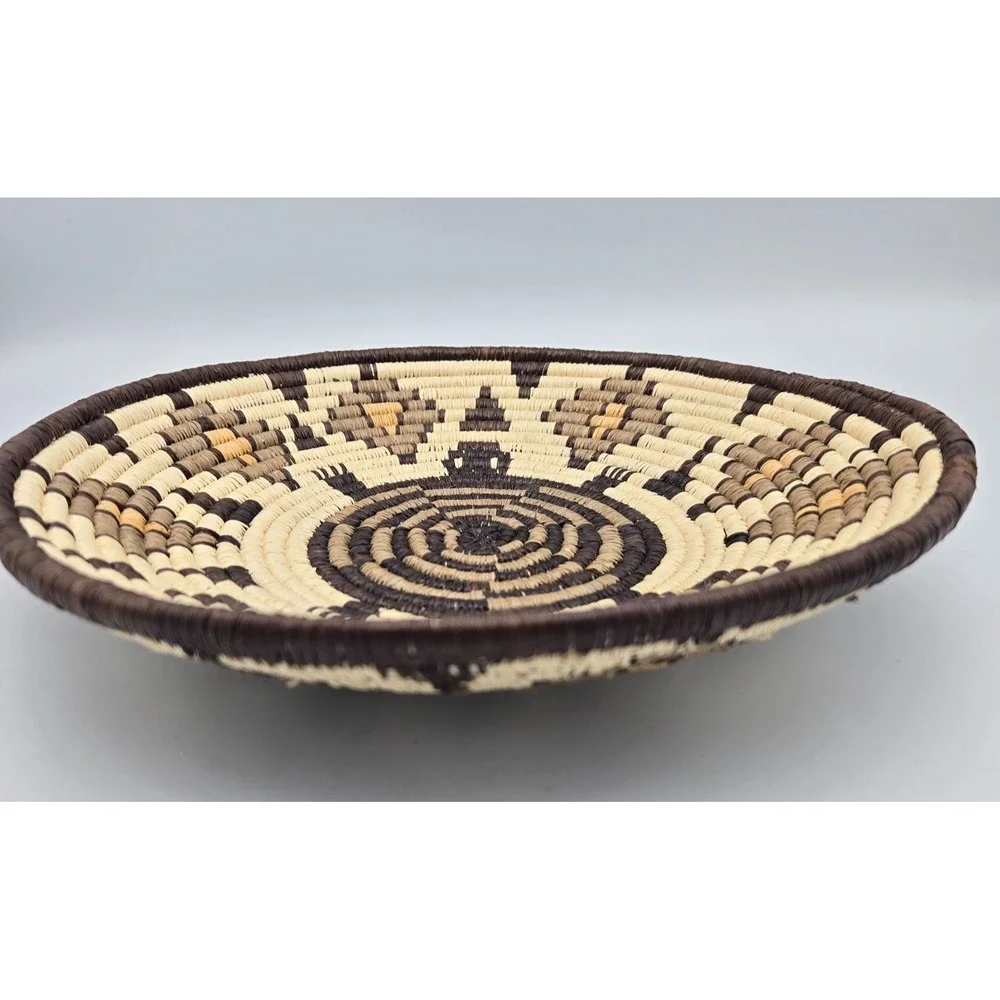 Handmade handwoven coiled