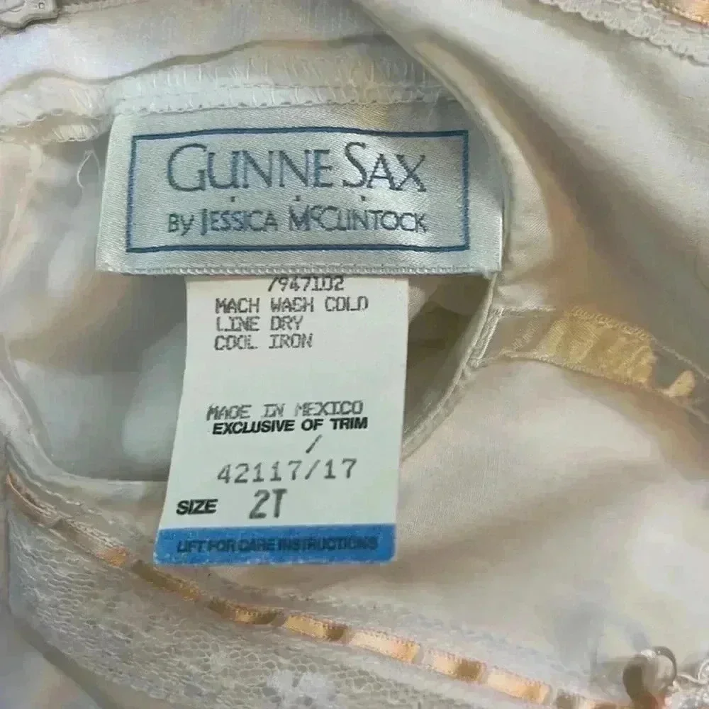 Vintage Gunne Sax portrait dress 2T
