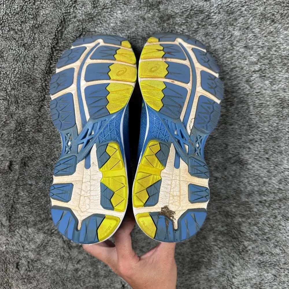 Asics Womens Gel Kayano 24 Blue Running Shoes Women's 7.5