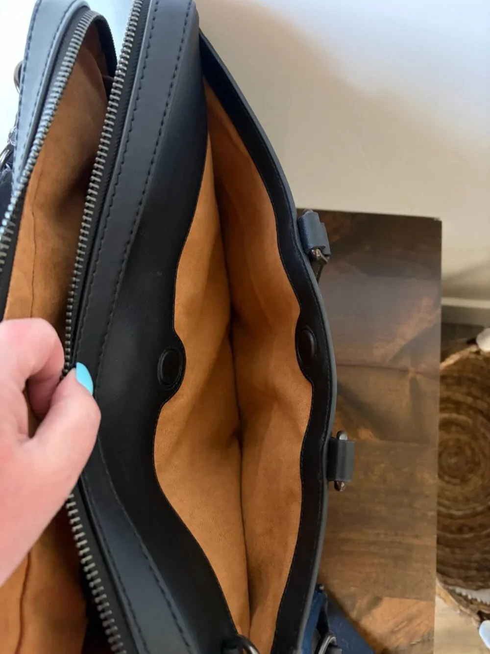 Coach glovetanned leather