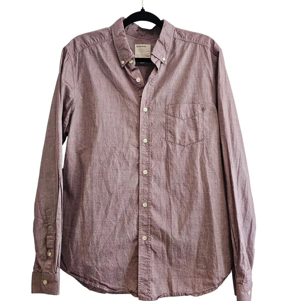 Life After Denim Mens‎ Button Down Shirt Long Sleeve