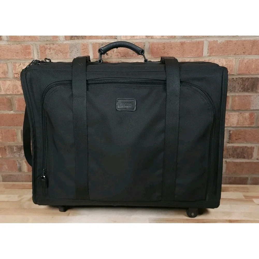 Tumi Alpha 4 Wheeled Rolling Collapsible 17X23 Luggage Bag Black Ballistic Nylon