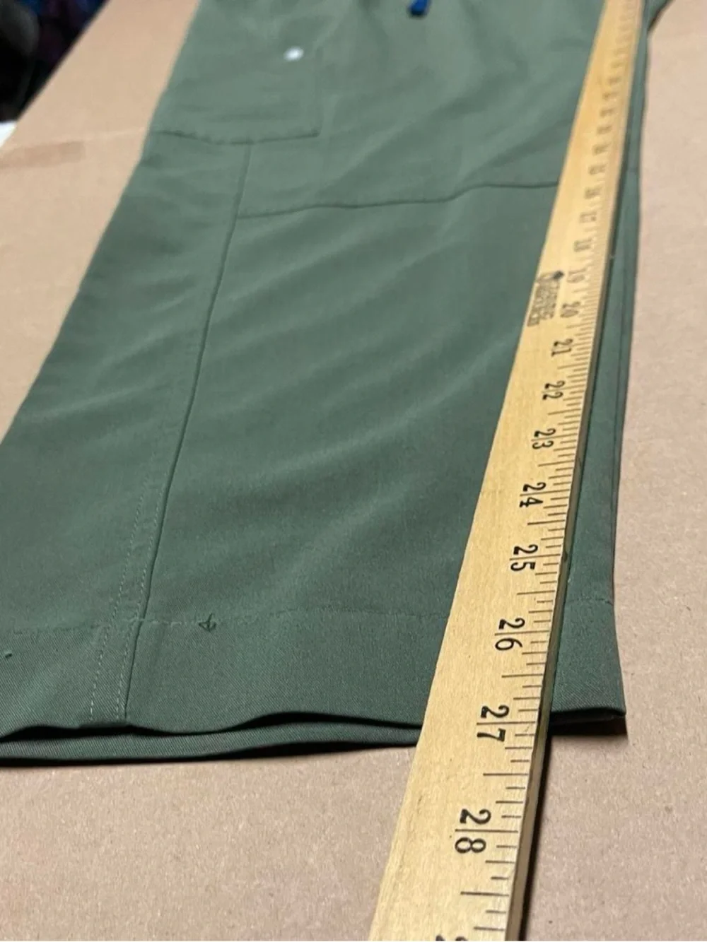 Figs Axim Cargo Scrub Pants Green Item T2001 Men’s XXL Hospital Medical Scrubs