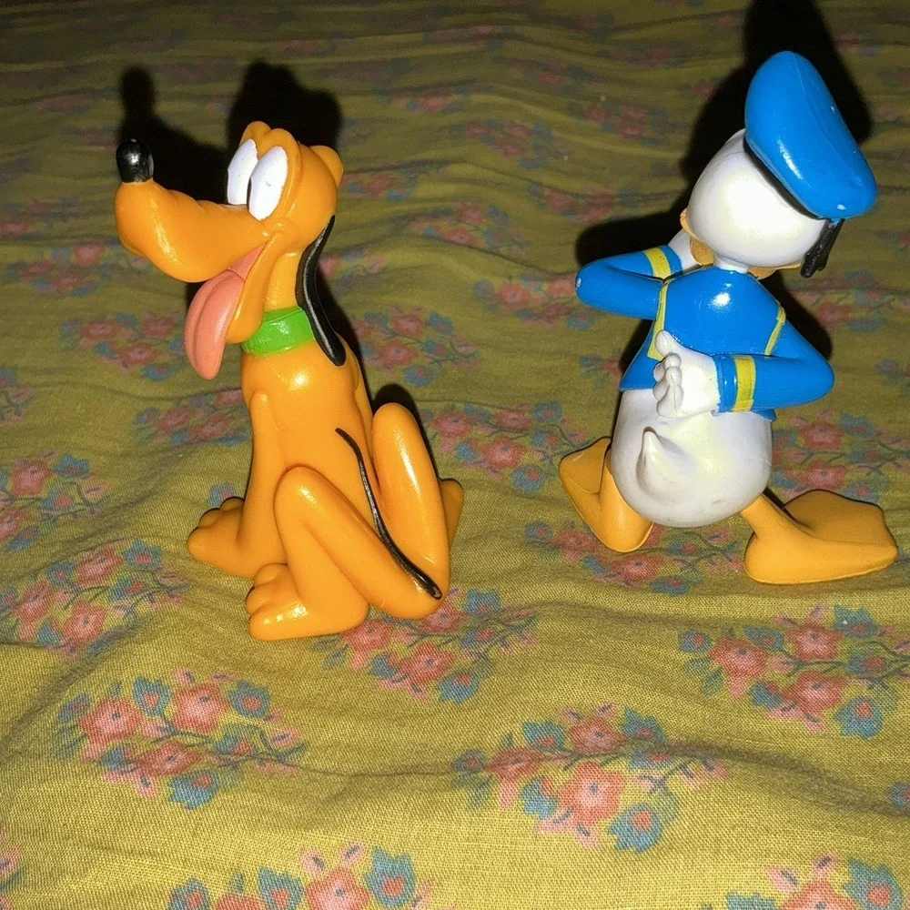 Disney Figures PLUTO DONALD DUCK MICKEY MOUSE Toys Cake Toppers