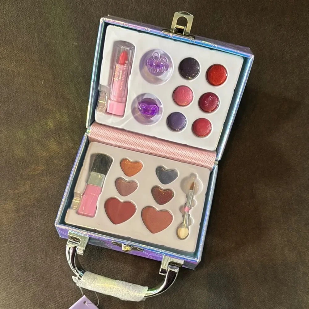 Girl’s Claire's Club Holographic Kids Travel Makeup Set