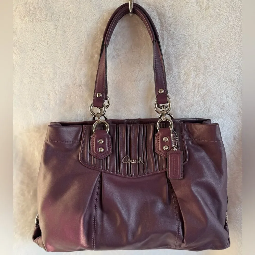 Coach Ashley Leather Satchel
