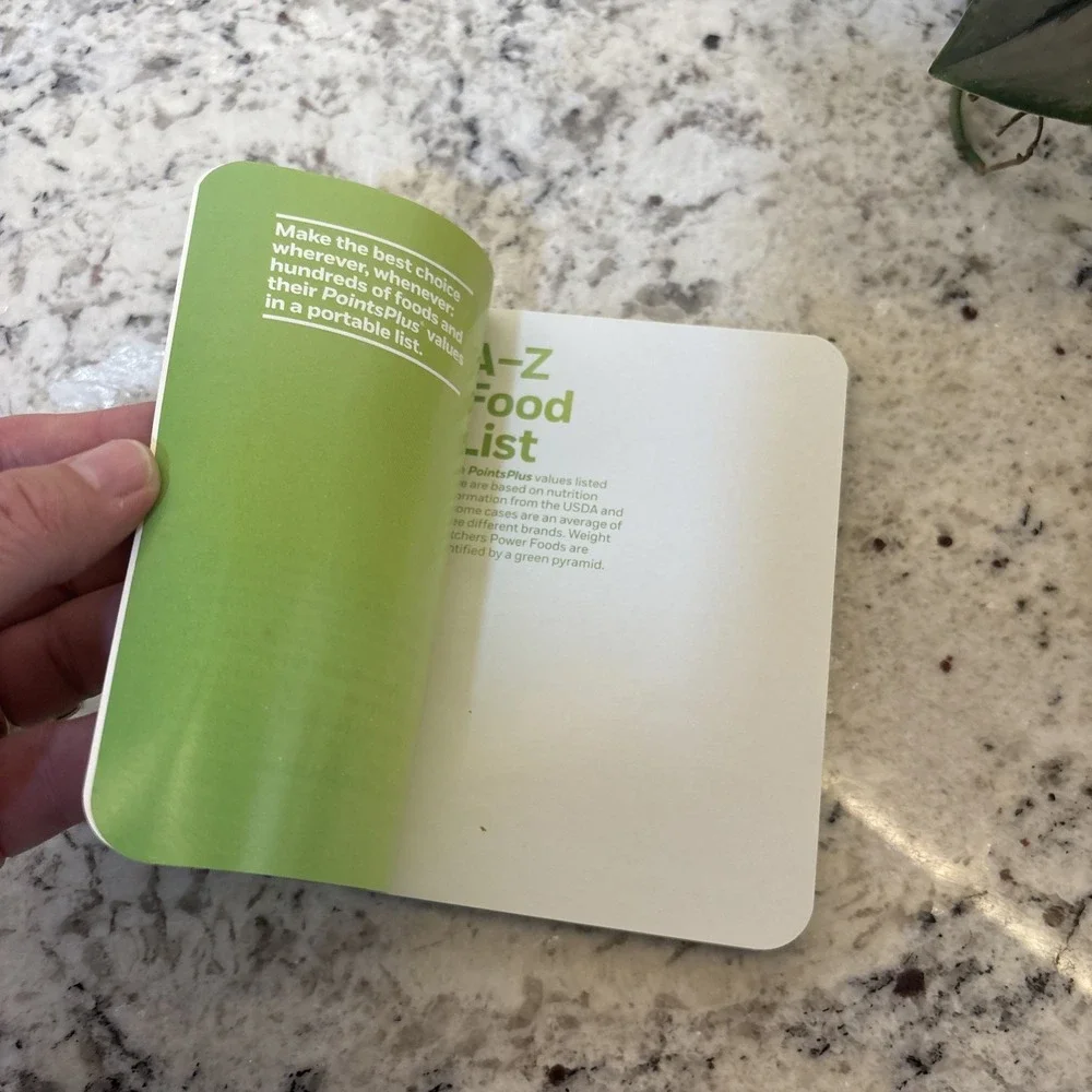 Weight Watchers 360 POCKET GUIDE Points Plus Foods and Guides‎ Small Book