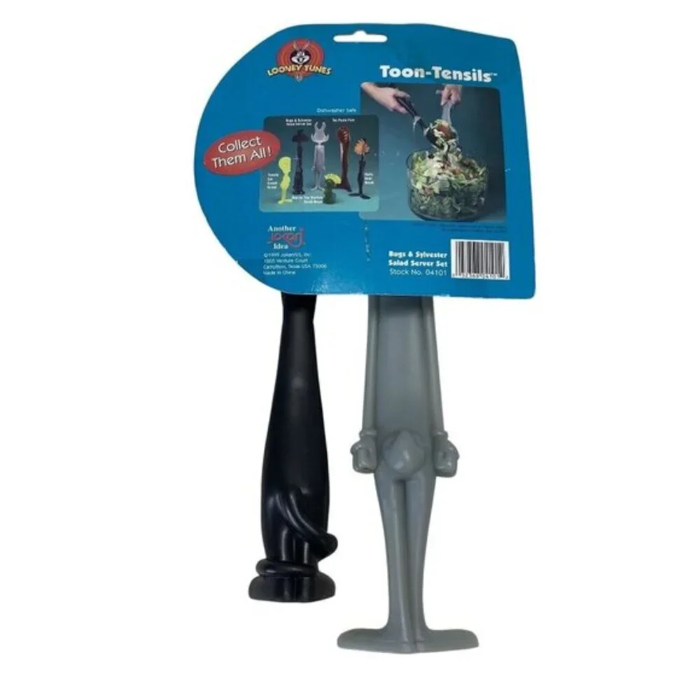 Looney Tunes Bugs & Sylvester Salad Server Set