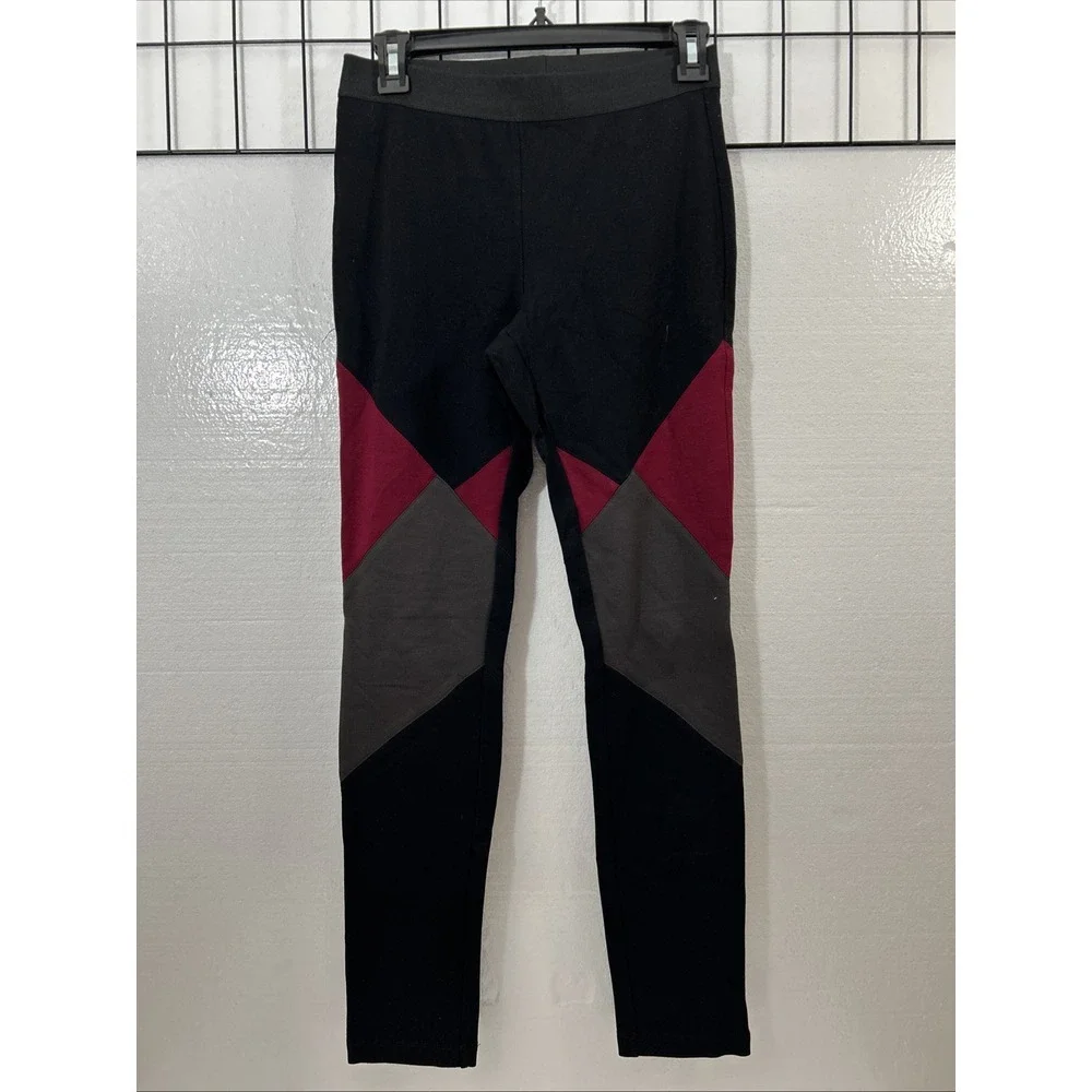 BCBGMaxAzria Womens Sz S Jude‎ High Rise Leggings Colorblock SKU 60025