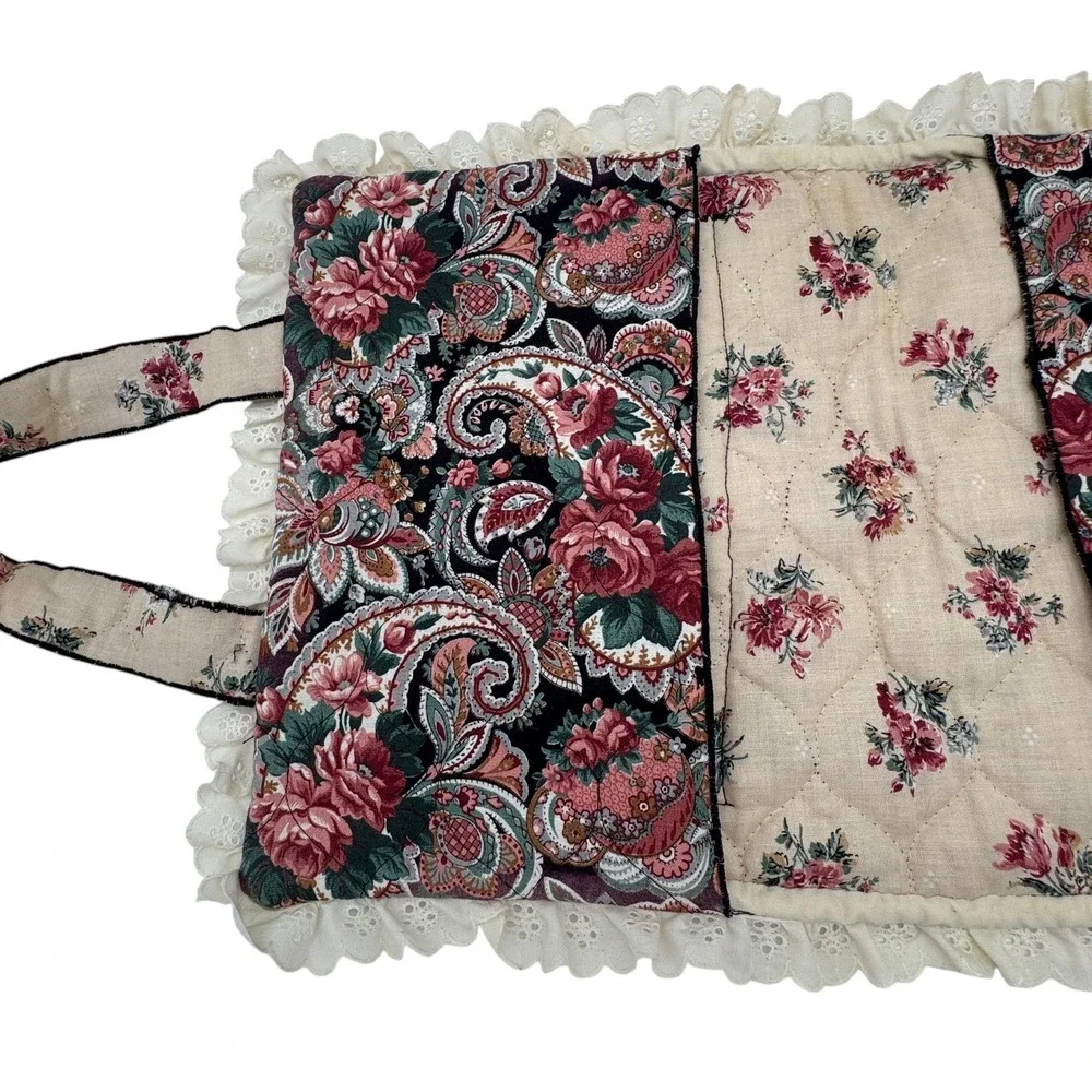 Handmade vintage quilted