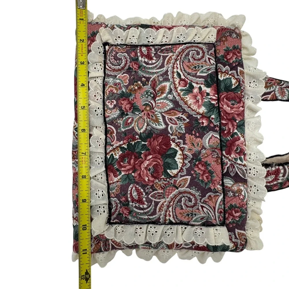 Handmade vintage quilted