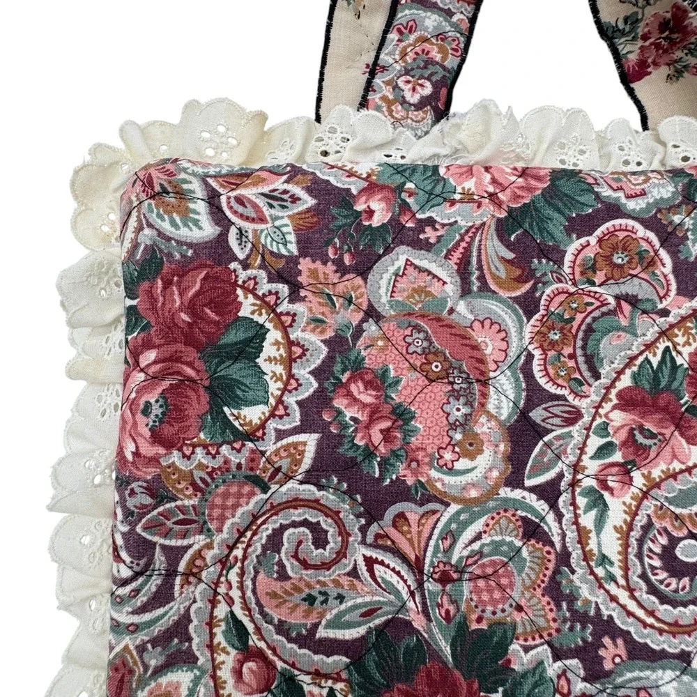 Handmade vintage quilted