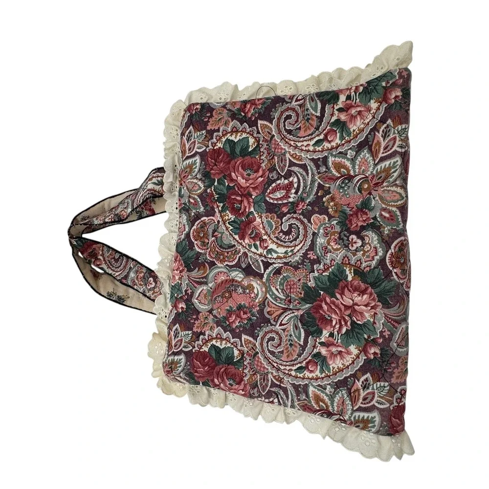 Handmade vintage quilted