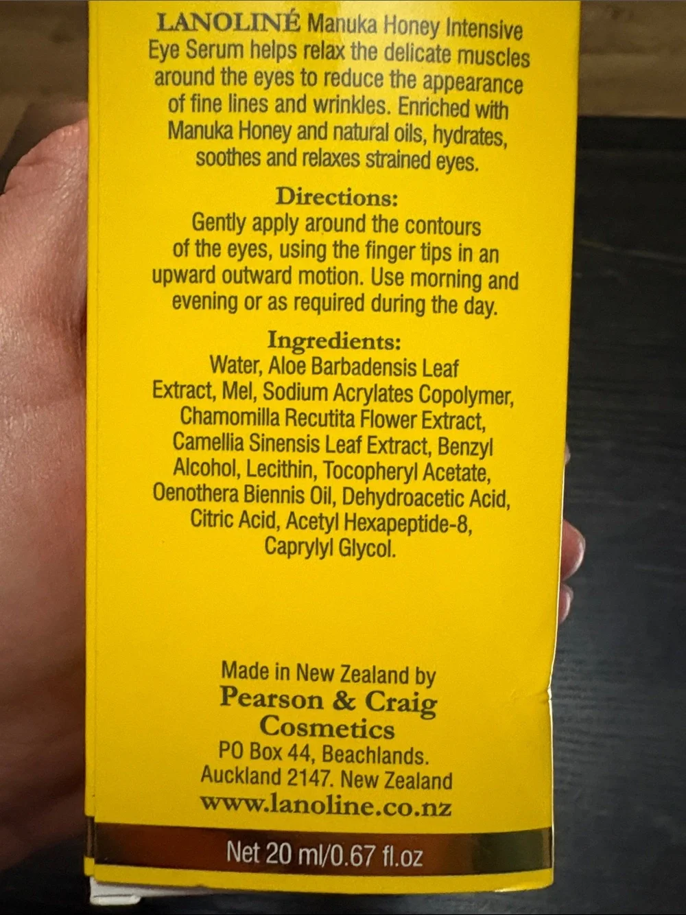 Lanoline manuka honey