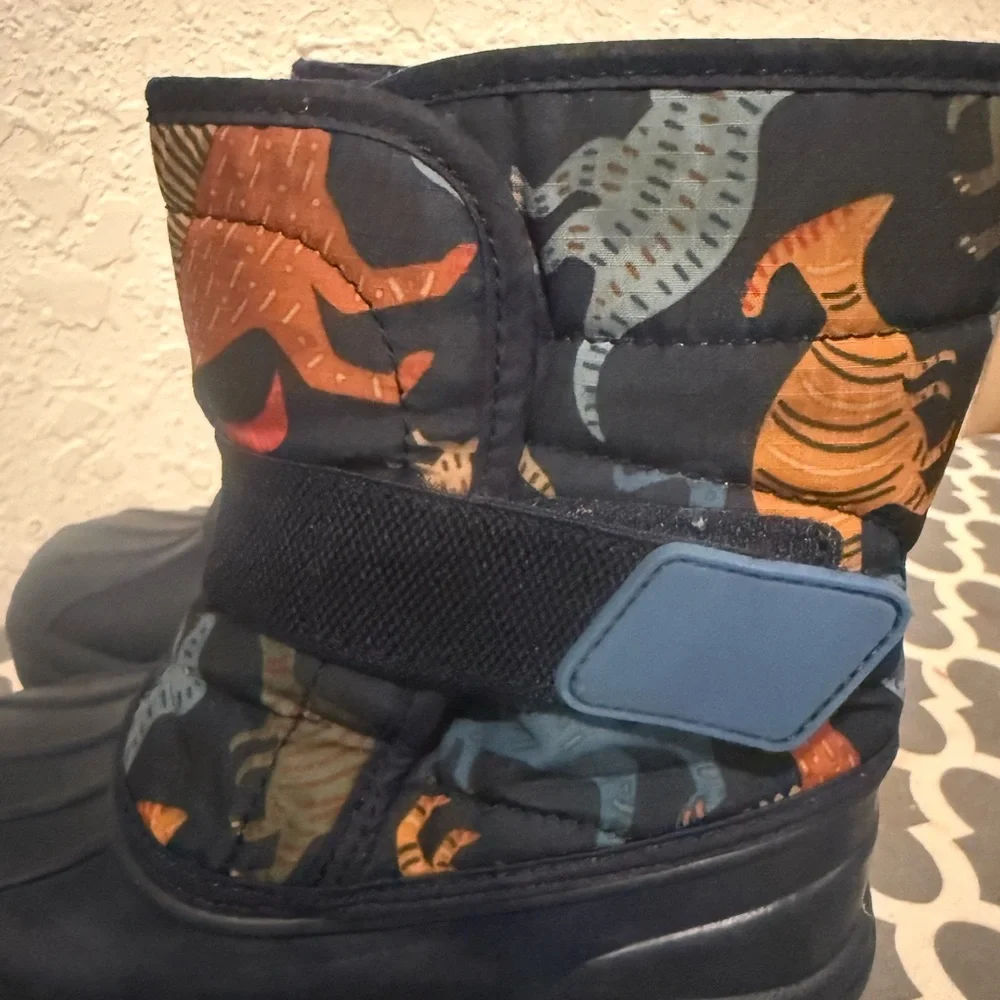 Children’s Place  Dinosaur Print Snow Boots
