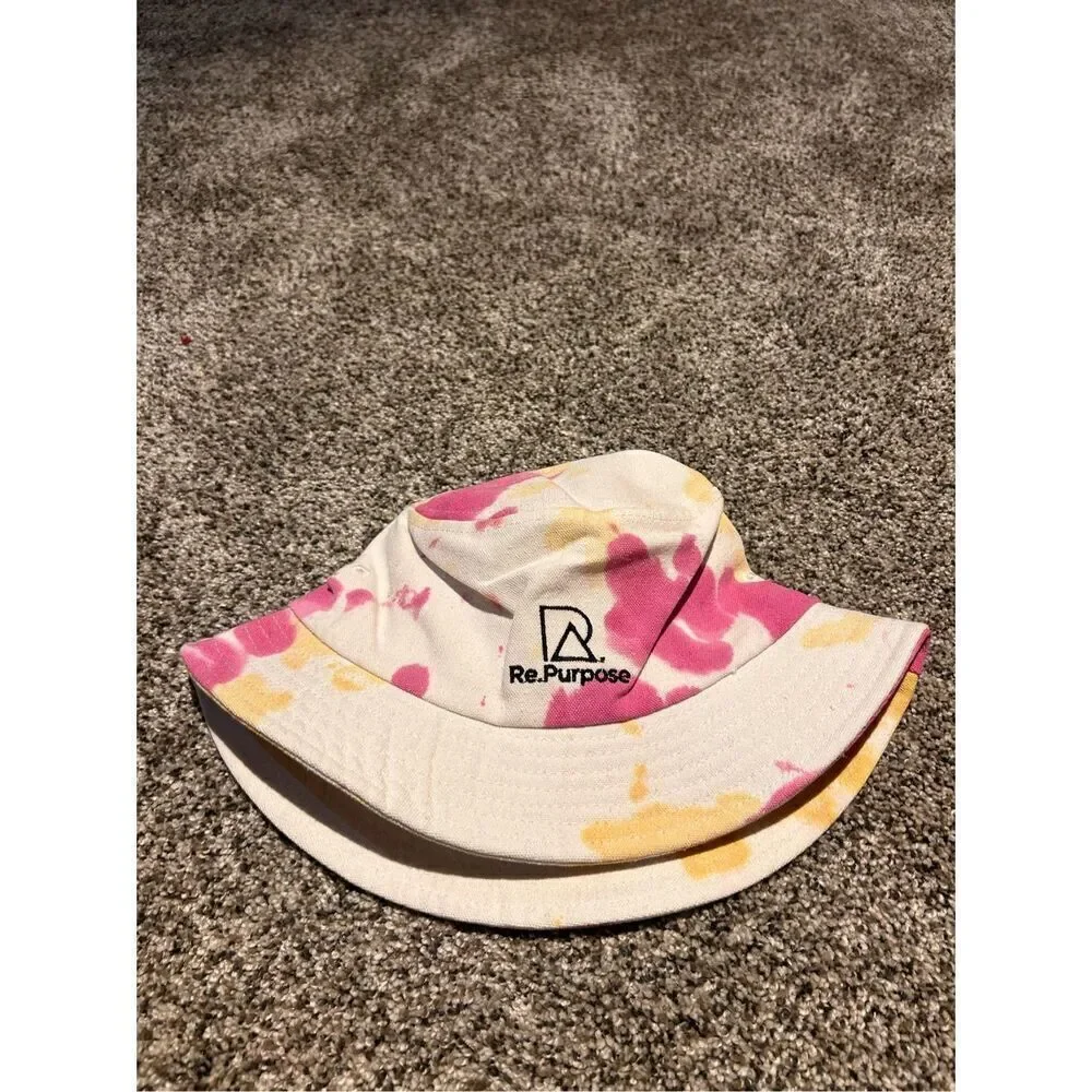 Re Purpose tye dye bucket hat C17-29