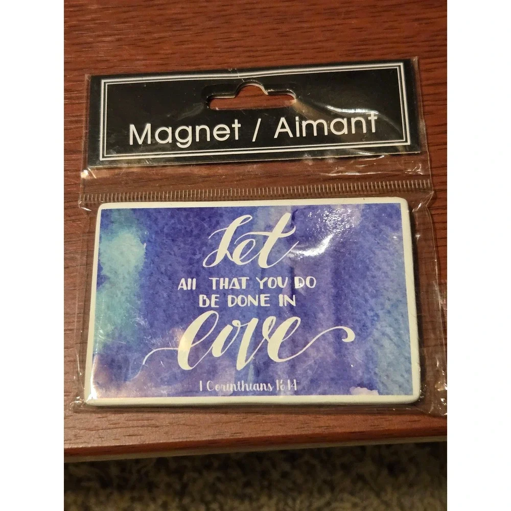 Let All That You Do Be Done In Love Bible Verse Magnet 1 Corinthians 16:14