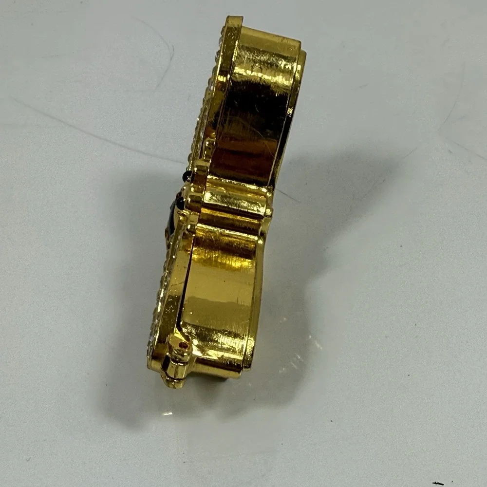 N/A jeweled goldplated