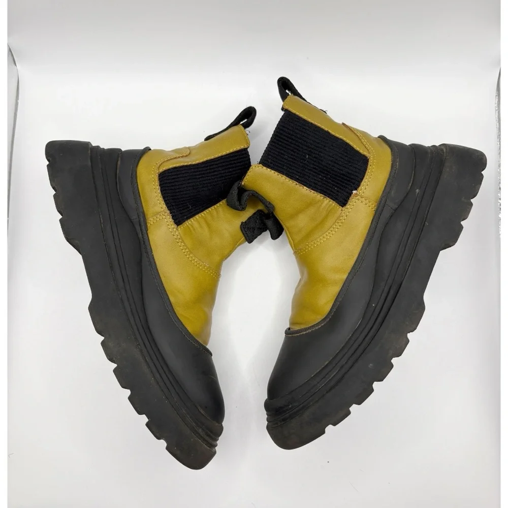 Zara Kids Green Rubberised‎ Boots