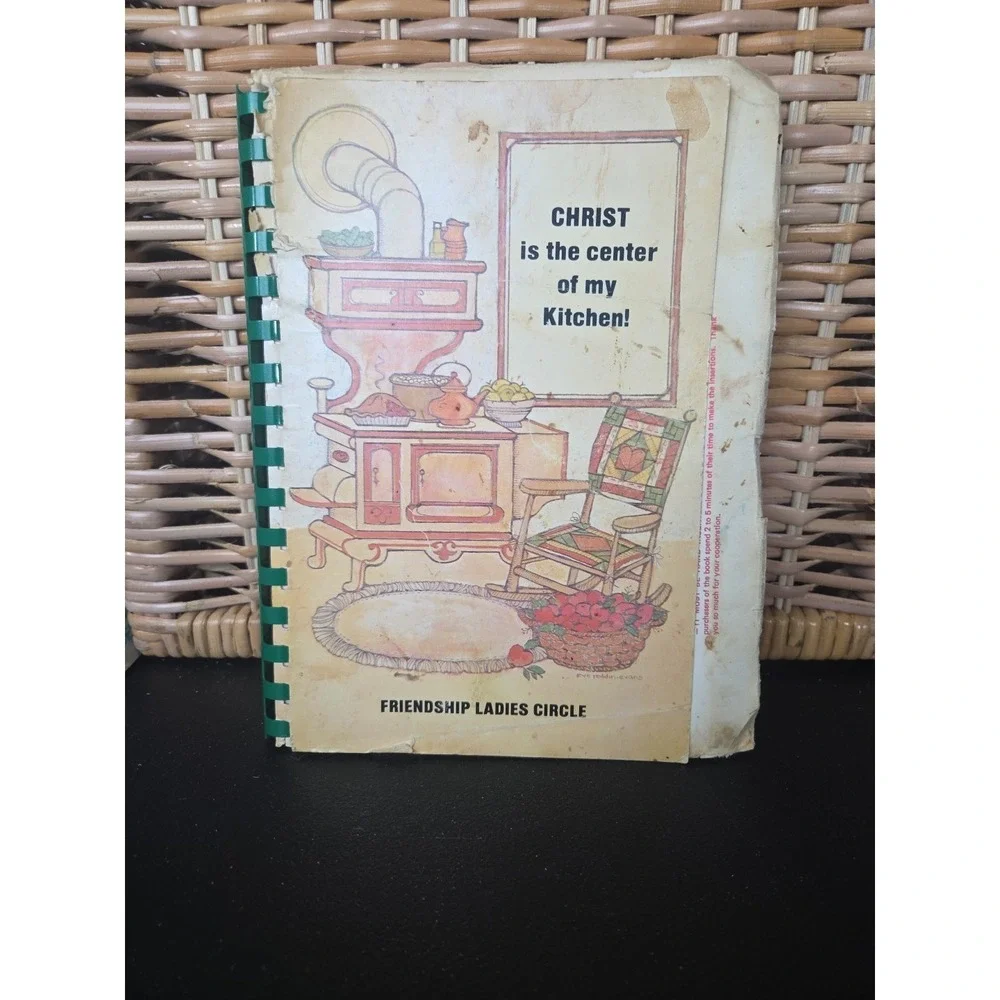 Ladies Friendship Circle Cookbook Concord, NC 1983 Vintage Local Recipe‎ Book