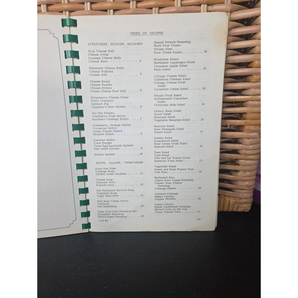 Ladies Friendship Circle Cookbook Concord, NC 1983 Vintage Local Recipe‎ Book