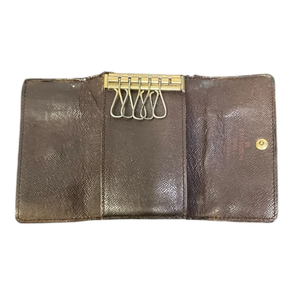 Louis Vuitton Brown Wallet with Gold‎ Accent