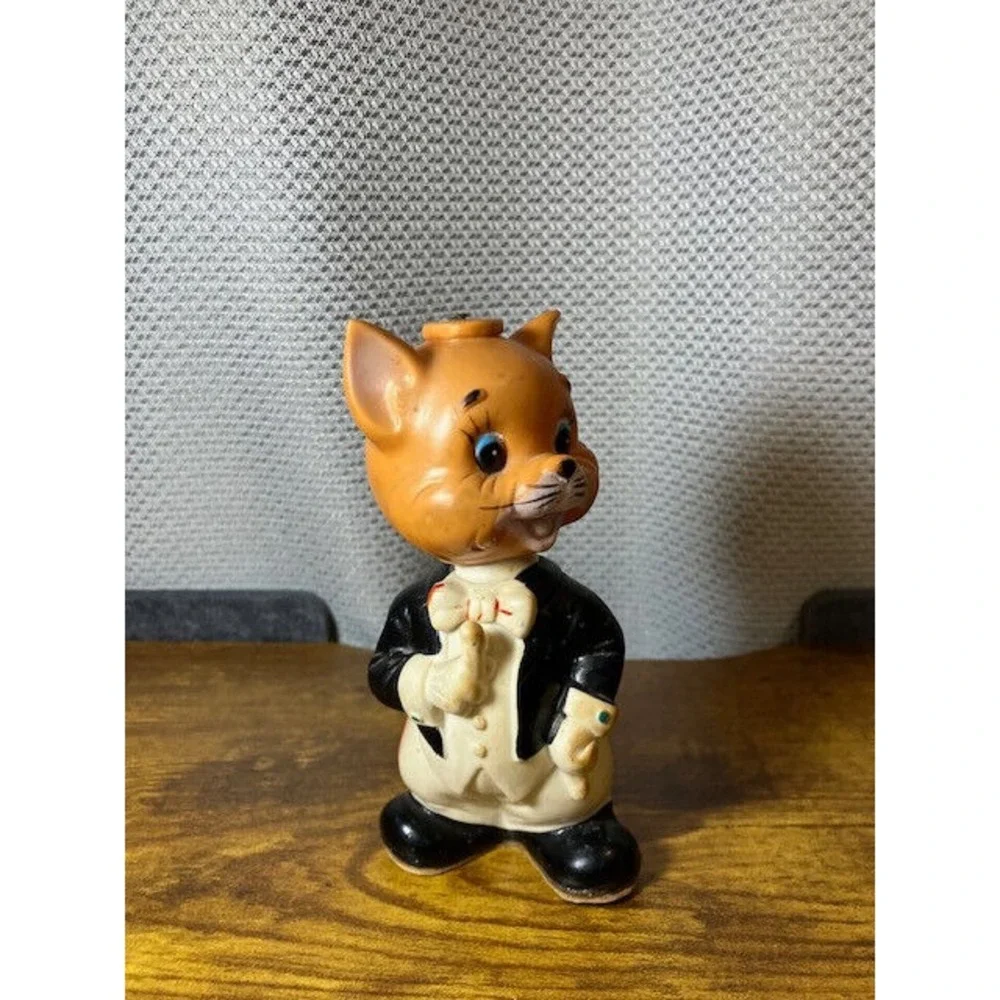 Vintage Wiggle Waggle‎ Cat Wind-Up Toy by Alps Made in Japan Works 6