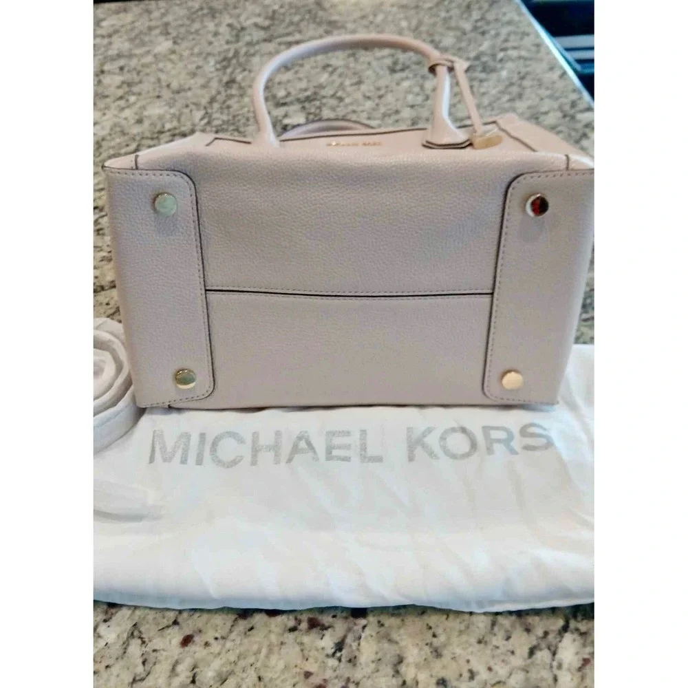 Michael Kors Mercer Studio LargeEast/West Leather Tote‎ Purse Bag Pink