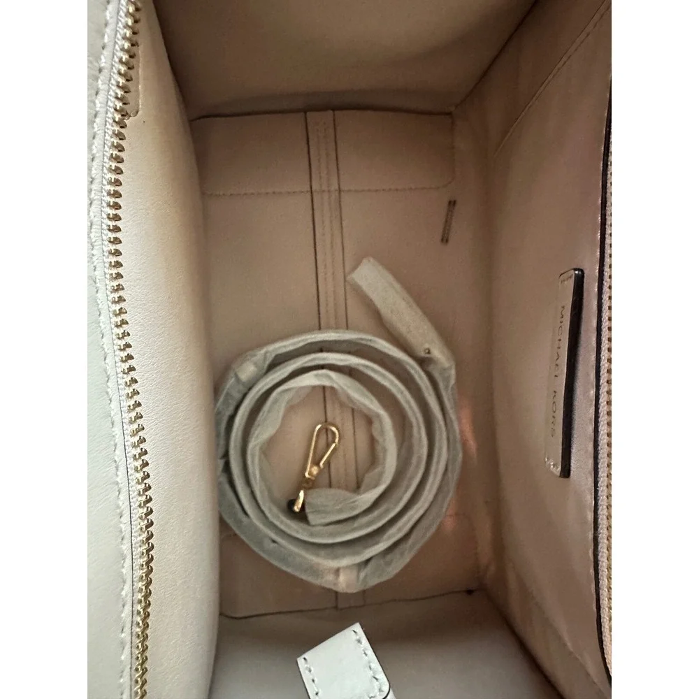 Michael Kors Mercer Studio LargeEast/West Leather Tote‎ Purse Bag Pink