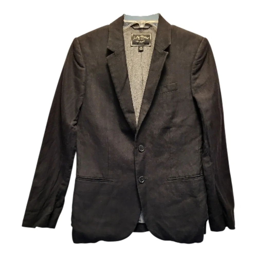 Lucky Brand Men's Black Subtly Pinstriped  Blazer - Size XS