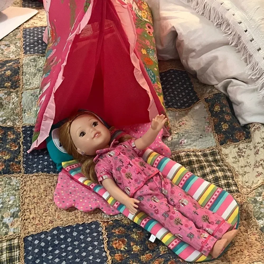 American Girl WellieWishers Doll and tent