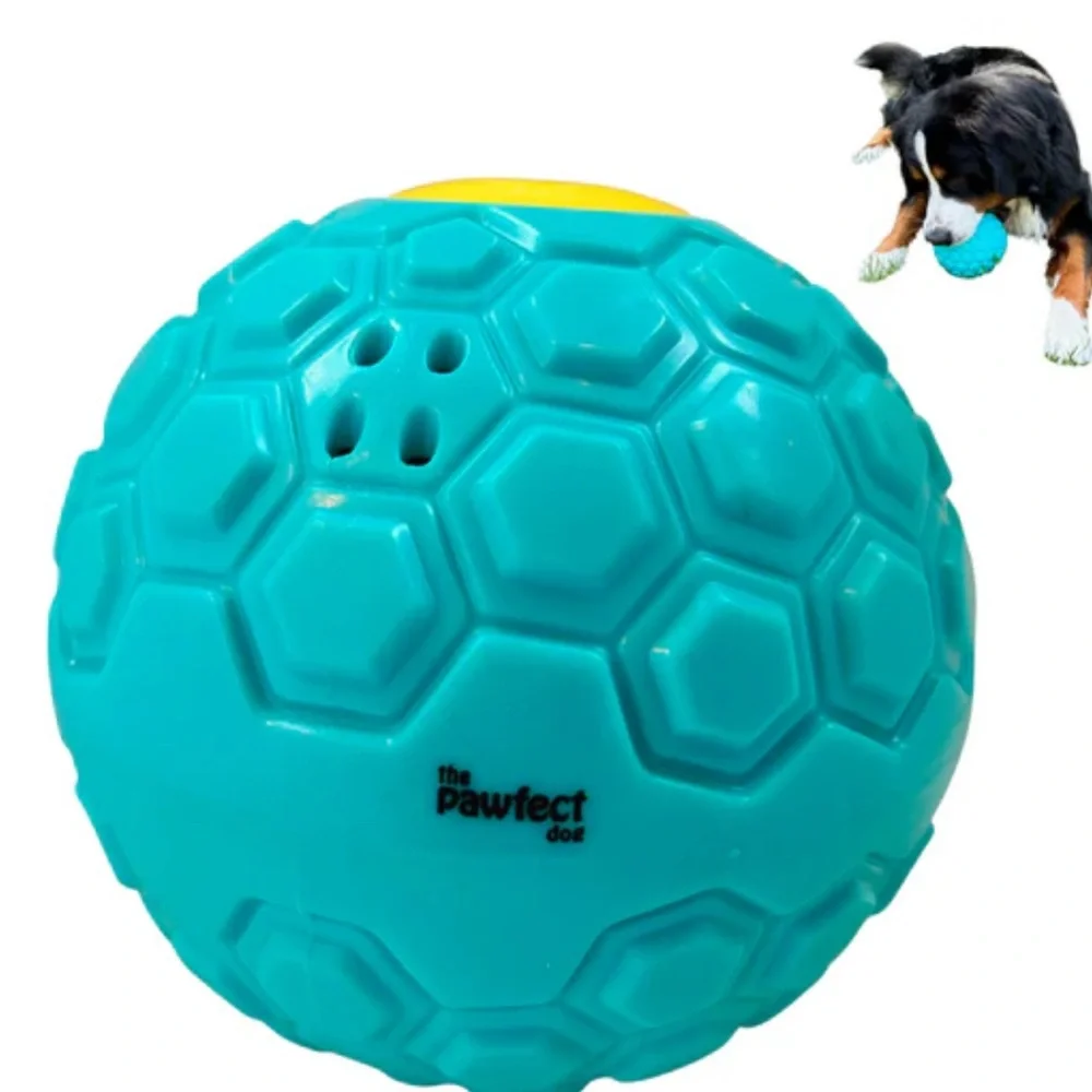 PETINIK‎ GIGGLING PUZZLE FOOD DISPENSING BALL INTERRACTIVE FEEDER TOY FOR DOGS
