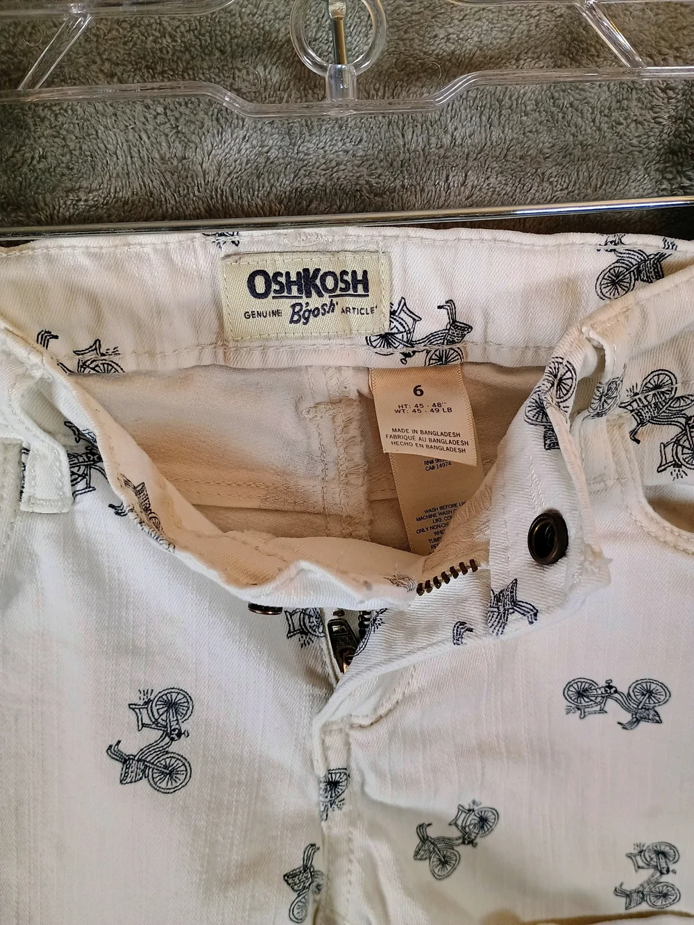 OshKosh Bgosh cream colored
