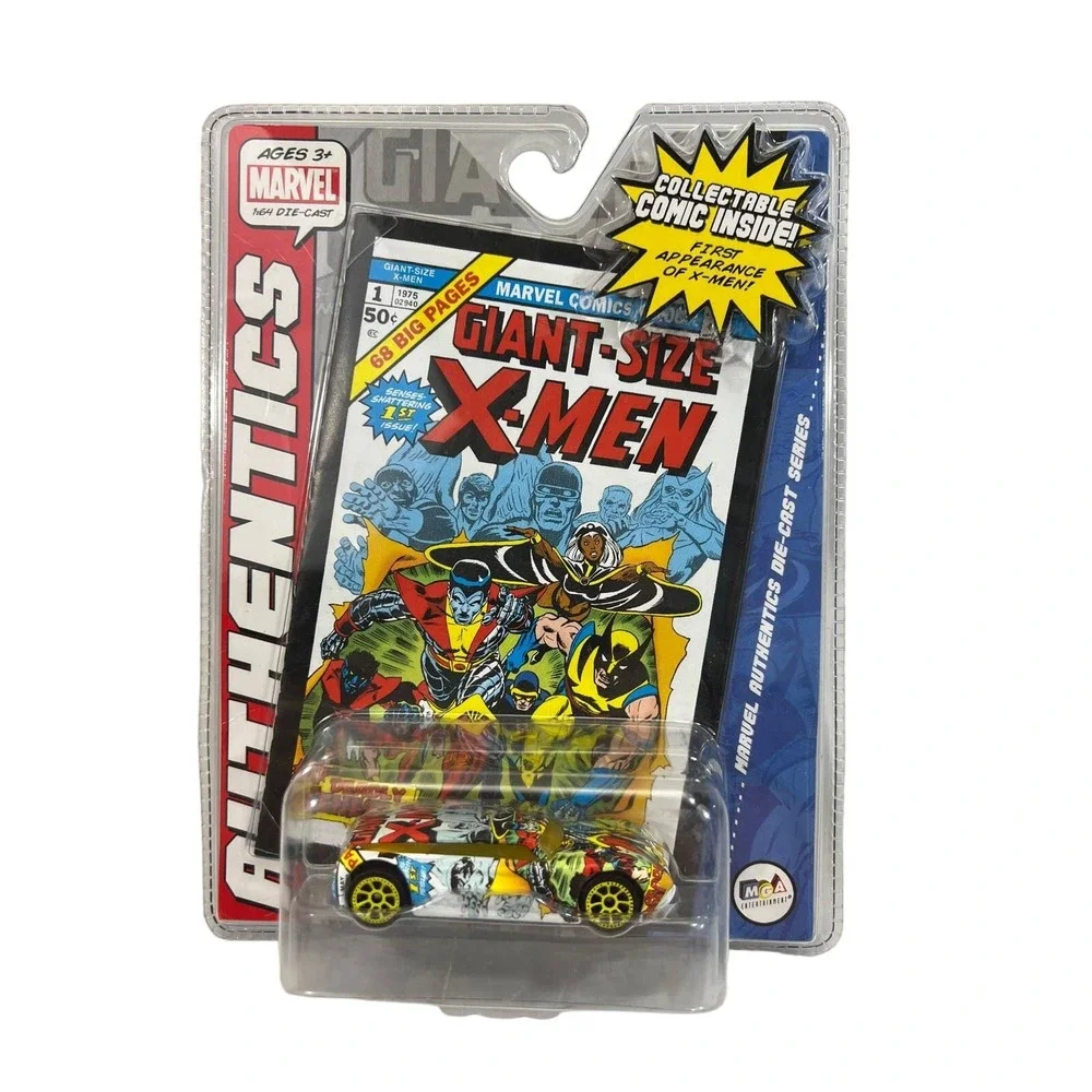 NEW Marvel Comic Book Giant Size X-Men Authentics Die Cast Car MGA 1:64 2007