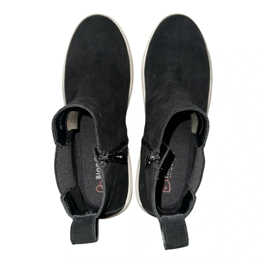 Blondo Flora‎ Black Waterproof Chelsea Ankle Boots Lug Sole 7.5M B3515 015